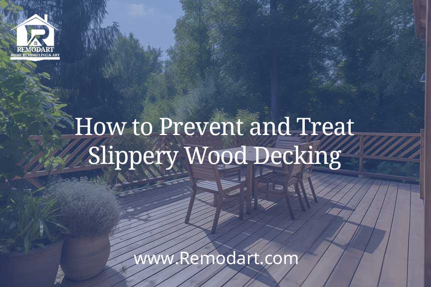 How to Prevent and Treat Slippery Wood Decking